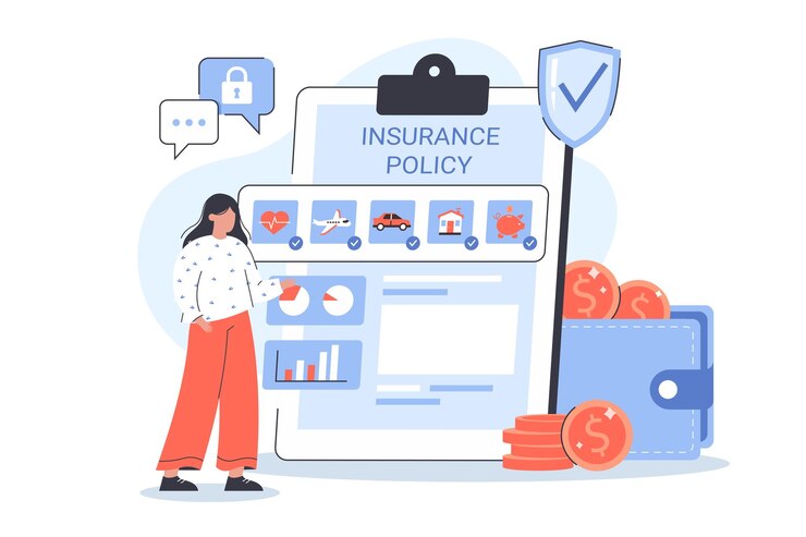 flat-insurance-services-with-policy-form_88138-838 بیمه عمر